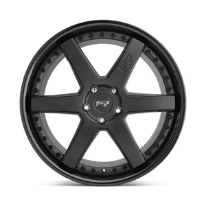 Niche M192 ALTAIR Gloss Black Matte Black 22x10 +30 6x139.7mm 78.1mm - WheelWiz