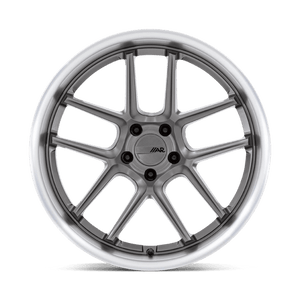 American Racing AR942 BISHOP Matte Gunmetal W/ Machined Lip 20x9.5 +15 5x115mm 71.5mm - Wheelwiz
