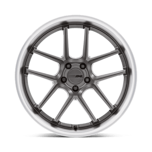 American Racing AR942 BISHOP Matte Gunmetal W/ Machined Lip 20x12 +6 5x115mm 71.5mm - Wheelwiz