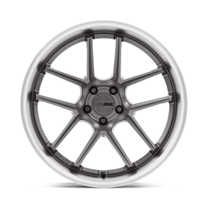 American Racing AR942 BISHOP Matte Gunmetal W/ Machined Lip 20x12 +6 5x115mm 71.5mm - Wheelwiz