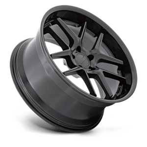 American Racing AR942 BISHOP Matte Black W/ Gloss Black Lip 20x9.5 +15 5x115mm 71.5mm - Wheelwiz