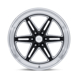 American Racing AR953 GROOVE 6 DRAG Gloss Black Milled W/ Dc Lip 22x9.5 +25 6x139.7mm 78.1mm - Wheelwiz
