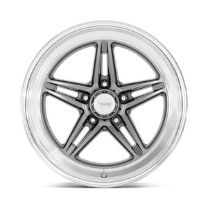 American Racing VN514 GROOVE Anthracite W/ Diamond Cut Lip 18x7 0 5x120.65mm 72.6mm