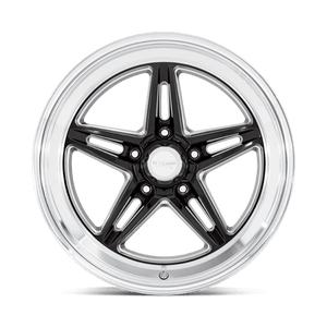 American Racing VN514 GROOVE Gloss Black W/ Diamond Cut Lip 18x7 0 5x114.3mm 72.6mm
