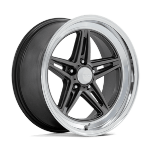 American Racing VN514 GROOVE Anthracite W/ Diamond Cut Lip 18x10 +12 5x114.3mm 72.6mm - Wheelwiz