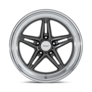 American Racing VN514 GROOVE Anthracite W/ Diamond Cut Lip 20x10 +6 5x120.65mm 72.6mm