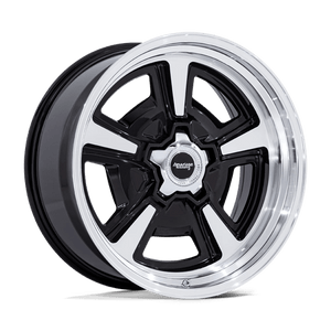 American Racing VN517 MARAUDER Gloss Black Mch W/ Dia-cut Lip 22x9 +6 5x127mm 78.1mm - Wheelwiz