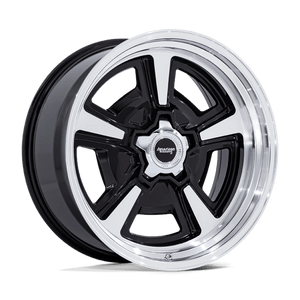 American Racing VN517 MARAUDER Gloss Black Mch W/ Dia-cut Lip 22x10 +6 5x120.65mm 72.6mm - Wheelwiz
