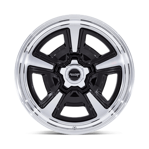 American Racing VN517 MARAUDER Gloss Black Mch W/ Dia-cut Lip 22x9 +6 5x120.65mm 72.6mm