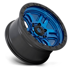 Fuel Offroad D790 AMMO Blue W/ Black Lip 17x9 -12 6x139.7mm 106.1mm - Wheelwiz