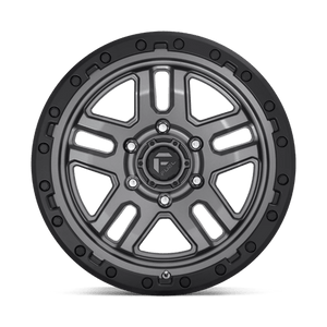 Fuel Offroad D701 AMMO Matte Gunmetal Black Bead Ring 17x9 +1 6x135mm 87.1mm - Wheelwiz