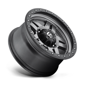 Fuel Offroad D558 ANZA Matte Gunmetal Black Bead Ring 16x8 +1 6x139.7mm 108mm - Wheelwiz