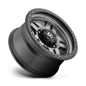Fuel Offroad D558 ANZA Matte Gunmetal Black Bead Ring 16x8 +1 6x139.7mm 108mm - Wheelwiz