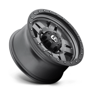 Fuel Offroad D558 ANZA Matte Gunmetal Black Bead Ring 17x8.5 -6 5x114.3mm 72.6mm - Wheelwiz