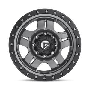 Fuel Offroad D558 ANZA Matte Gunmetal Black Bead Ring 15x8 -18 5x114.3mm 72.6mm - Wheelwiz