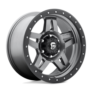 Fuel Offroad D558 ANZA Matte Gun Metal Black Bead Ring 18x9 +20 6x139.7mm 108mm - WheelWiz