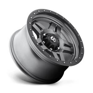 Fuel Offroad D558 ANZA Matte Gun Metal Black Bead Ring 18x9 +20 6x139.7mm 108mm - WheelWiz