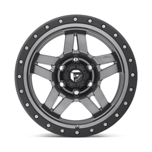 Fuel Offroad D558 ANZA Matte Gun Metal Black Bead Ring 18x9 +20 6x139.7mm 108mm - WheelWiz