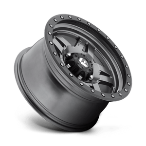 Fuel Offroad D558 ANZA Matte Gunmetal Black Bead Ring 17x8.5 +6 6x139.7mm 108mm - Wheelwiz