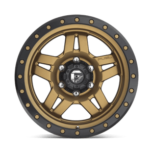 Fuel Offroad D583 ANZA Matte Bronze Black Bead Ring 16x8 +1 6x139.7mm 108mm - Wheelwiz