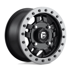 Fuel Offroad D917 ANZA BEADLOCK Matte Black 15x7 +13 4x156mm 132mm - Wheelwiz