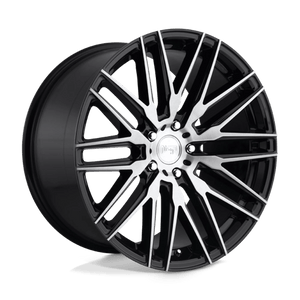 Niche M165 ANZIO Gloss Black Brushed 22x9 +38 5x114.3mm 72.6mm - WheelWiz