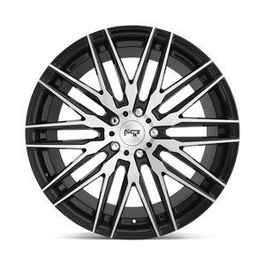 Niche M165 ANZIO Gloss Black Brushed 20x10.5 +45 5x114.3mm 72.6mm - Wheelwiz