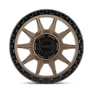 American Racing AR202 Matte Bronze W/ Black Lip 18x9 0 6x139.7mm 106.1mm - Wheelwiz