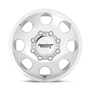 American Racing AR204 BAJA DUALLY Polished 17x6 +111 8x165.1mm 121.5mm - Wheelwiz