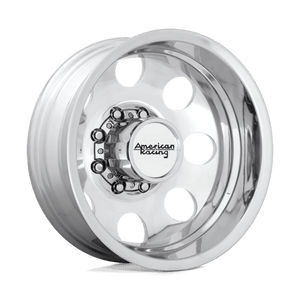 American Racing AR204 BAJA DUALLY Polished 17x6 -134 8x165.1mm 121.5mm - Wheelwiz