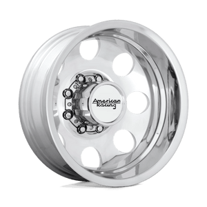 American Racing AR204 BAJA DUALLY Polished 16x6 -134 8x170mm 125.1mm - Wheelwiz