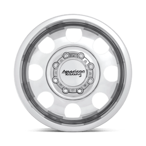 American Racing AR204 BAJA DUALLY Polished 16x6 -134 8x170mm 125.1mm - Wheelwiz