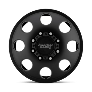 American Racing AR204 BAJA DUALLY Satin Black 17x6 +111 8x165.1mm 121.5mm - Wheelwiz