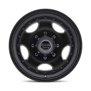 American Racing AR23 Satin Black W/ Clear Coat 15x8 -19 6x139.7mm 108mm - Wheelwiz