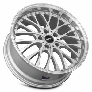 Vors AR6 Silver Machine Face Lip Chrome Rivet 18x8 +30 5x120mm 73.1mm - Wheelwiz
