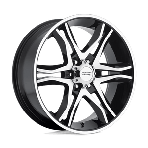 American Racing AR893 MAINLINE Gloss Black Machined 20x8.5 +35 5x127mm 78.1mm - Wheelwiz