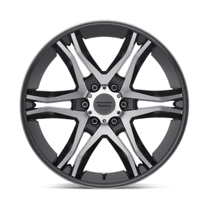 American Racing AR893 MAINLINE Gloss Black Machined 17x8 +25 6x139.7mm 106.1mm - Wheelwiz