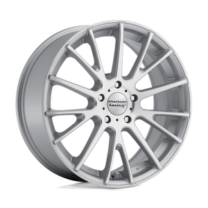 American Racing AR904 Silver Machined 16x7 +40 5x114.3mm 72.6mm