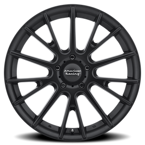 American Racing AR904 Satin Black 18x8 +45 5x112mm 72.6mm - Wheelwiz