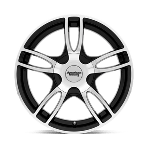 American Racing AR919 ESTRELLA 2 Gloss Black Machined 15x7 +35 5x100|5x105mm 72.6mm - Wheelwiz
