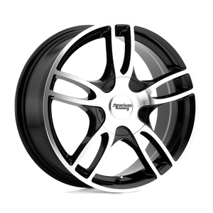 American Racing AR919 ESTRELLA 2 Gloss Black Machined 17x7.5 +45 5x110|5x115mm 72.6mm - WheelWiz