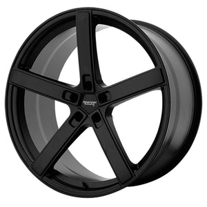 American Racing AR920 BLOCKHEAD Satin Black 22x10.5 +40 5x120mm 74.1mm - Wheelwiz