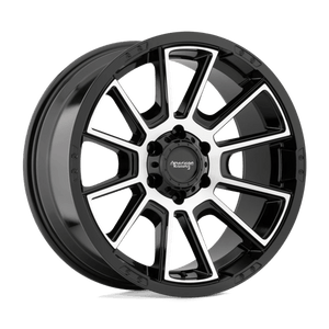 American Racing AR933 INTAKE Gloss Black Machined 20x9 +18 6x114.3mm 66.1mm - Wheelwiz