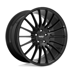 American Racing AR934 FASTLANE Gloss Black 20x8.5 +25 5x120mm 74.1mm - Wheelwiz