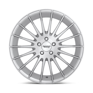 American Racing AR934 FASTLANE Brushed Silver 20x8.5 +25 5x115mm 72.6mm - WheelWiz