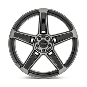 American Racing AR936 Gloss Black W/ Gray Tint 22x10.5 +25 5x115mm 72.6mm - Wheelwiz