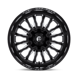 Fuel Offroad D795 ARC Gloss Black Milled 22x10 -18 6x135|6x139.7mm 106.1mm - Wheelwiz