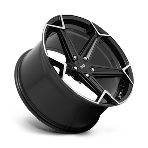 Niche N259 ARROW Gloss Black Brushed 20x10.5 +20 5x115mm 71.5mm - Wheelwiz