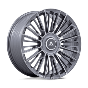 Asanti Black AB049 PREMIER Anthracite Brushed 24x10 +35 5x120|5x130mm 84.1mm - Wheelwiz