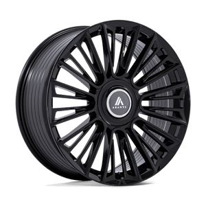 Asanti Black AB049 PREMIER Gloss Black 24x10 +35 5x120|5x130mm 84.1mm - Wheelwiz